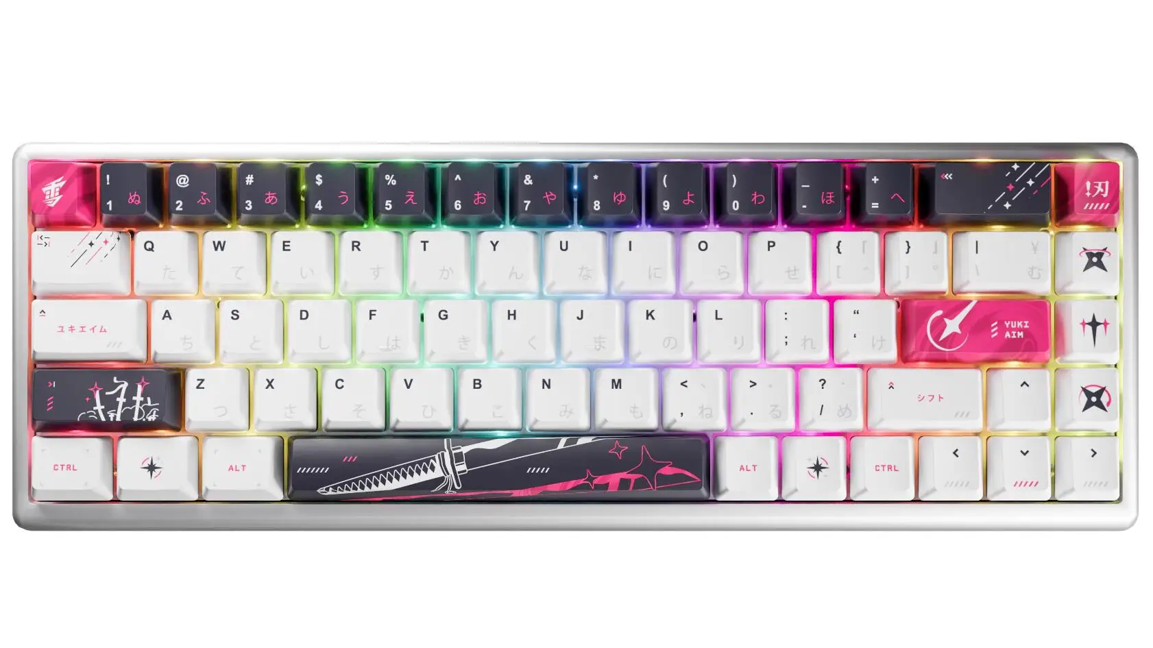 YukiAim KATANA COLLECTION ユキエイムキーボード（YukiAim Polar 65 