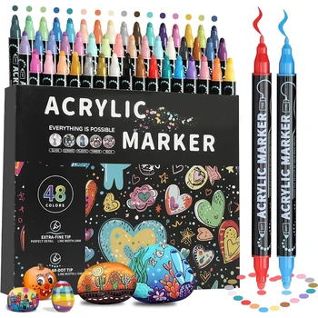 Dual Tip Acrylic Paint Pens 1