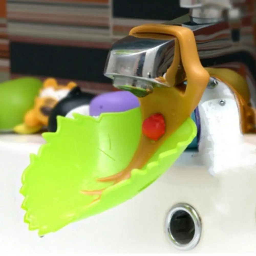 Creative Cartoon Children's Faucet Extender Leaf Design Water Saving Sink Faucet Extender Safety Hand Washing Helper