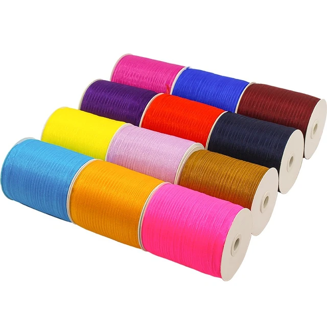 25yard/lot 6mm 10mm 15mm 20mm 25mm 40mm 50mm Silk Satin Ribbons