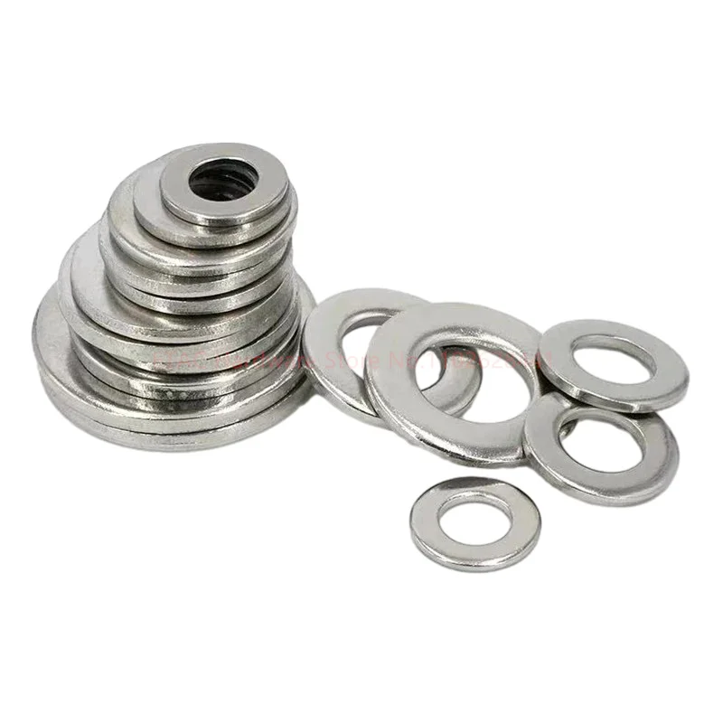 Rondelles Plates Acier Inoxydable 316 - Jeu Multi-tailles M1.6 à M20 - Métrique DIN125