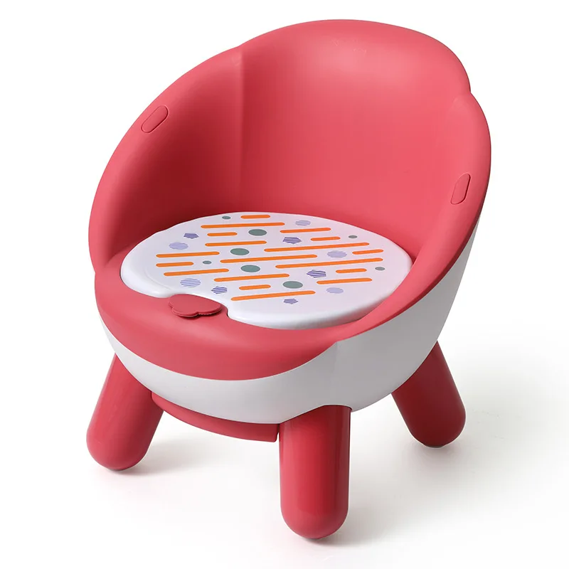 K-STAR Creative Solid Small And Cute Multifunctional Backrest Environmental Plastic Baby Dining Chair New Hot Sale