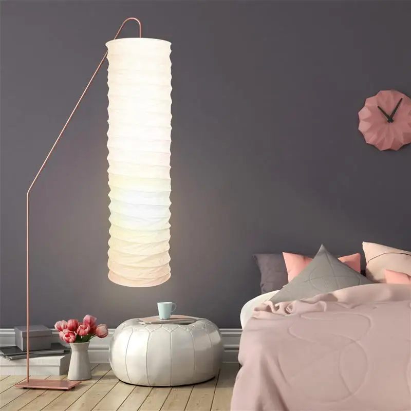 Paper Lamps for Living Room Column Floor Lamps Standing Lamp Shade Paper Floor Lamp Shade Rice