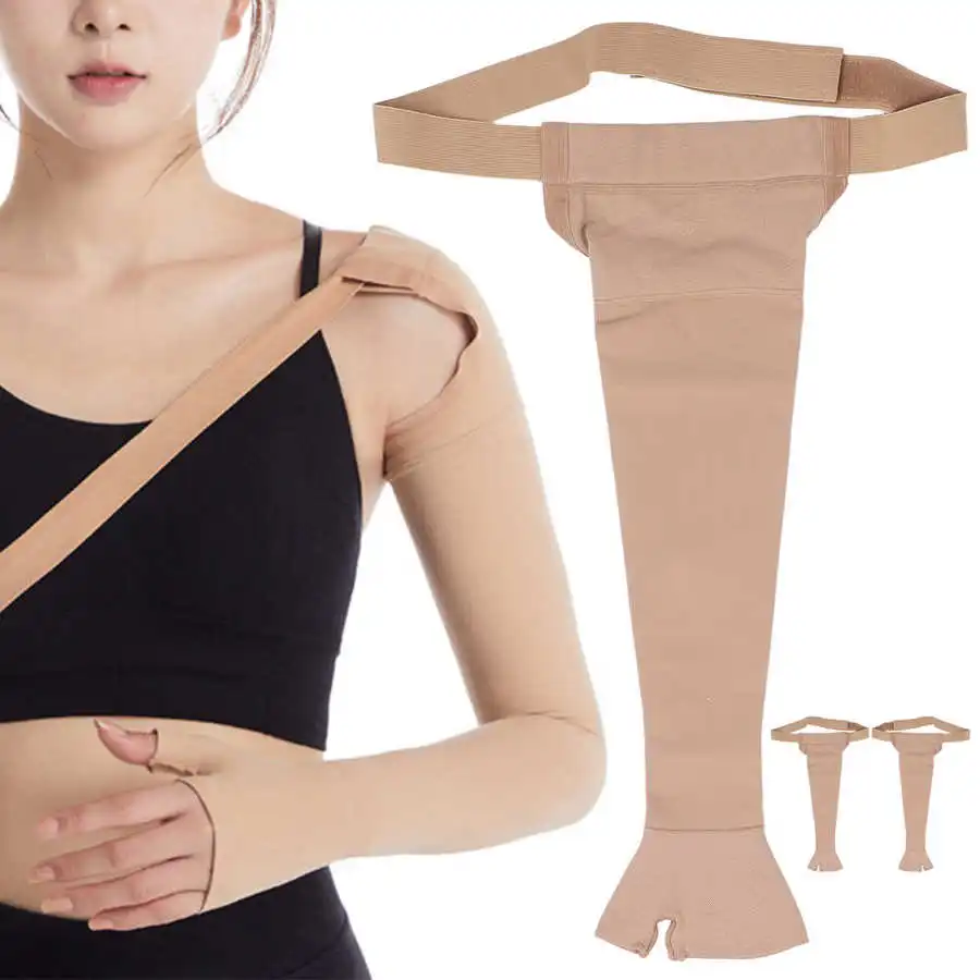 Manicotto Compressivo Per Linfedema Braccio, Supporto Post-mastectomia, Senza Cuciture, Con Tracolla, Universale