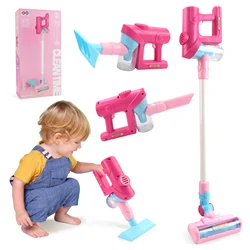 Interactive Electric Mini Vacuum Toy with Lights and Music (A with box)