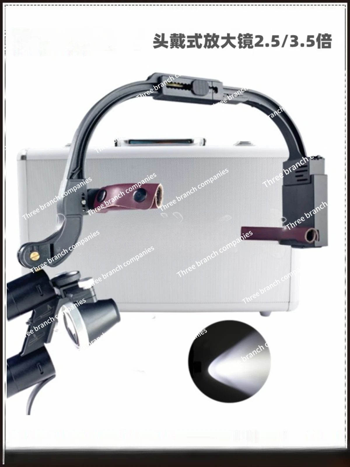 

Foreign Trade 2. 5x 3.5 Times Dental Medical Magnifying Lens Head-Mounted Surgical Plastic Ear Nose Throat Oral SurgeryHeadlight