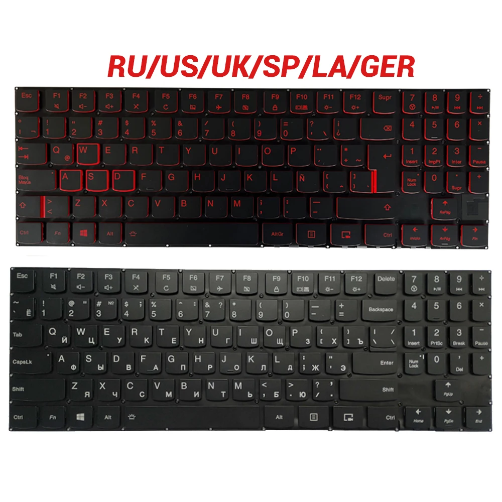 NEW For Lenovo Legion Y520-15IKBN Y720-15IKB Y520-15IKB Y520-15IKBA Y7000-2019 Laptop Keyboard