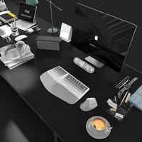 Jomaa Ergonomic Split keyboard and Mouse Creamy Wireless Keyboard Silent Mice Set with Wrist Rest for Laptop, PC, Windows - Image 4