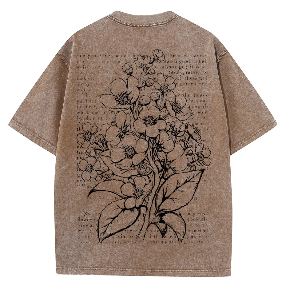 Tシャツ・カットソー Luxury Street Wear washed vintage short sleeve unl unisexual Amazon.com: Men's Oversized T-Shirts Heavy Loose Fit Vintage