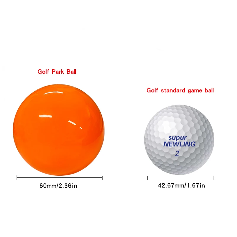 Description Picture 6 of item1 Pcs LED Golf Ball For Night Practice Durable Super Long Time Bright Golf Balls Red Green Orange Outdoor For Park Ball