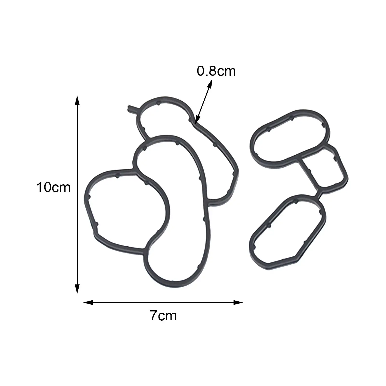 2x Engine Oil Filter Housing Seal Gasket 11427508971 11427508970 BMW E46
