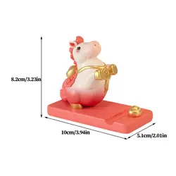 Charming Horse Design Phone Stand - Cute Decorative Holder (Red)