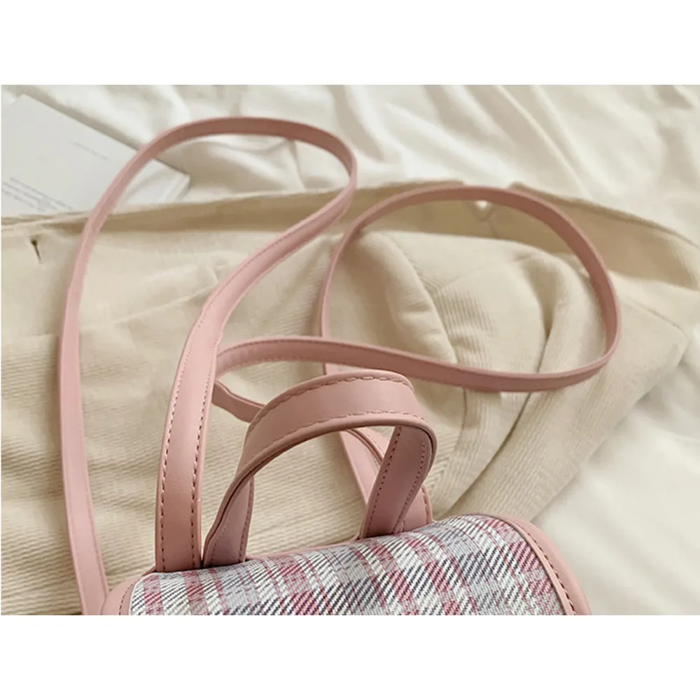 Backpack for women, fashionable niche design, hand-held Korean version backpack, high-end feeling, bucket bag, trendy_voghion.com