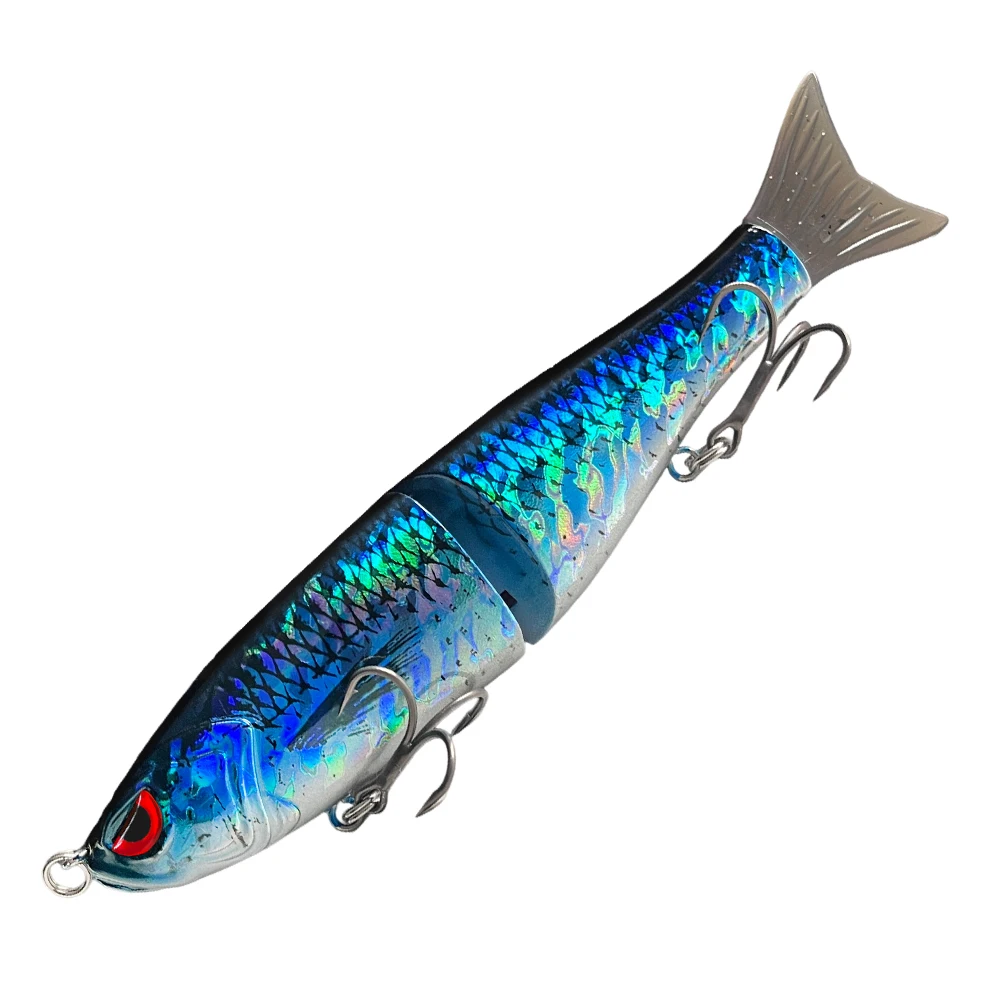 Swimbaits Balam Glide Bait Angelköder 180MM Gelenkiger Harter Köder Schwimmend Sinkend Riesiger Gleitköder für Barsch und Hecht – Detail 8