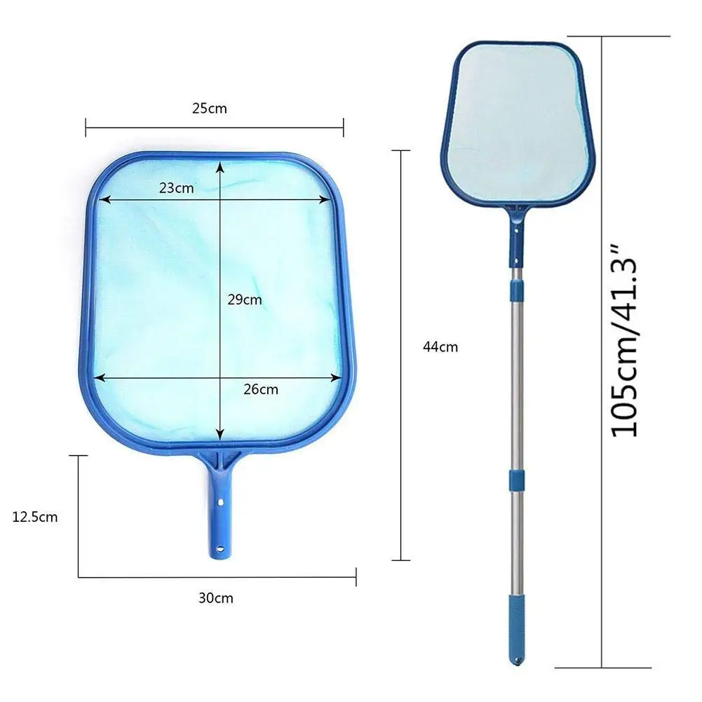 Professional Deep Bag Pool Leaf Rake Skimmer Net 4
