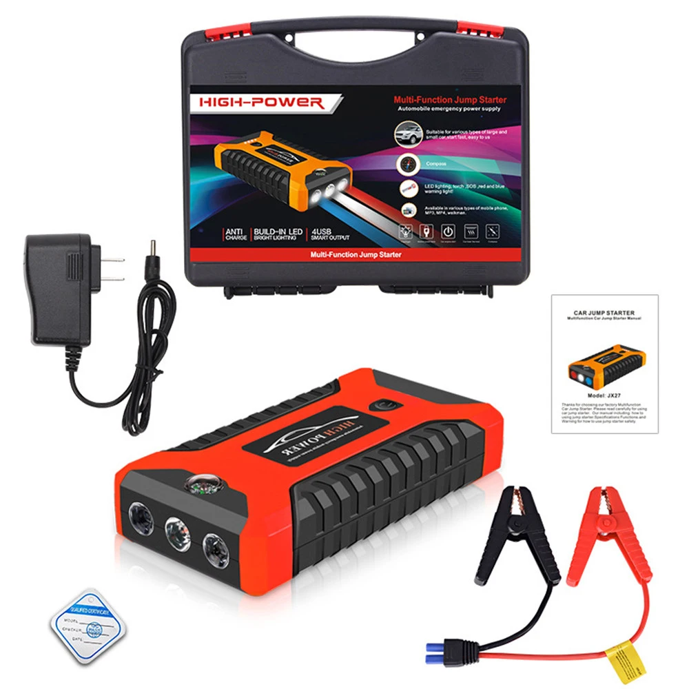 Acmount Starthilfe Power Pack 3000A 12V Lithium Auto Starthilfe