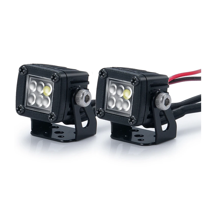 

LED Lights Bright Headlights Spotlight For 1/10 RC Crawler Car TRX4 Axial SCX10 90046 Wraith RR10 VS4-10 Redcat Gen8