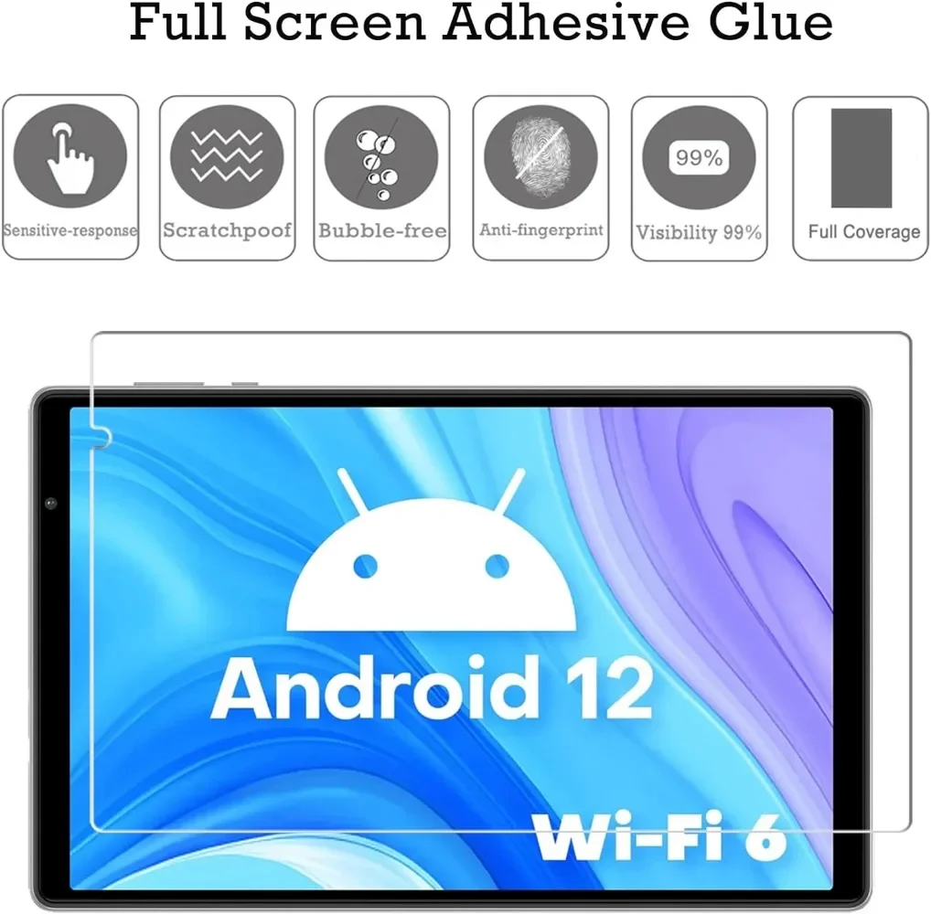 Tempered Glass Protectors for 2023 HiGrace OC101 10.1 inch Screen Protectors Ultra Clear Anti-Scratch 9H Hardness Screen Guard 2