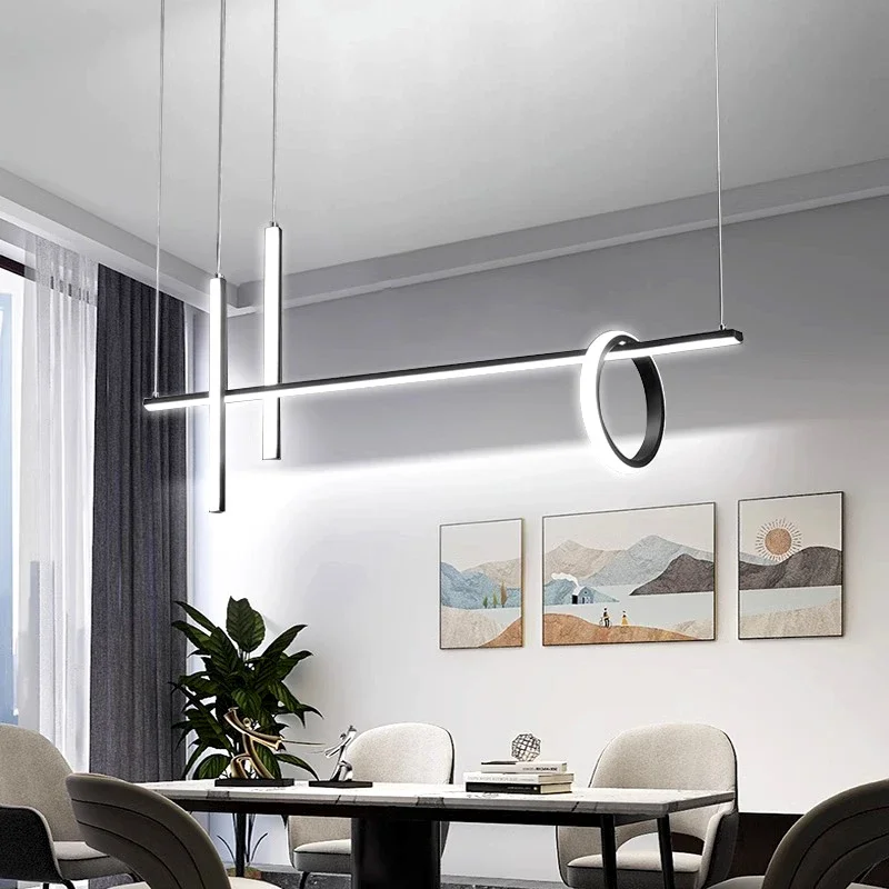 

Современные подвесные светильники для столовой, комнатное освещение, потолочная лампа, Подвесные светодиодные люстры для гостиной, комнатное освещение