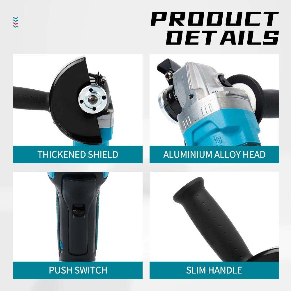 SuperPan Power tools rechargeable machine machine Angle grinder and cutting 18V angle grinder Electric Tools for Makita battery
