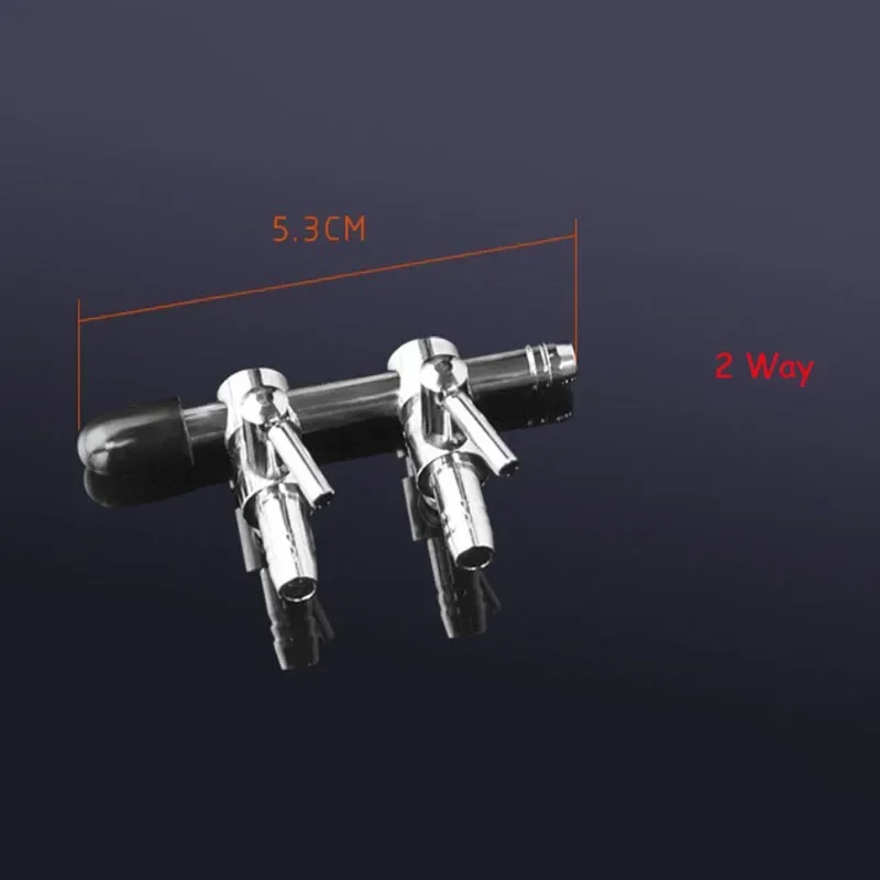 1 2 3 4 5 Way Aquarium Air Splitter Valve Fish Tank Air Pump Flow Splitter Distributor Pump Valve Tap Lever Control Switch Valve