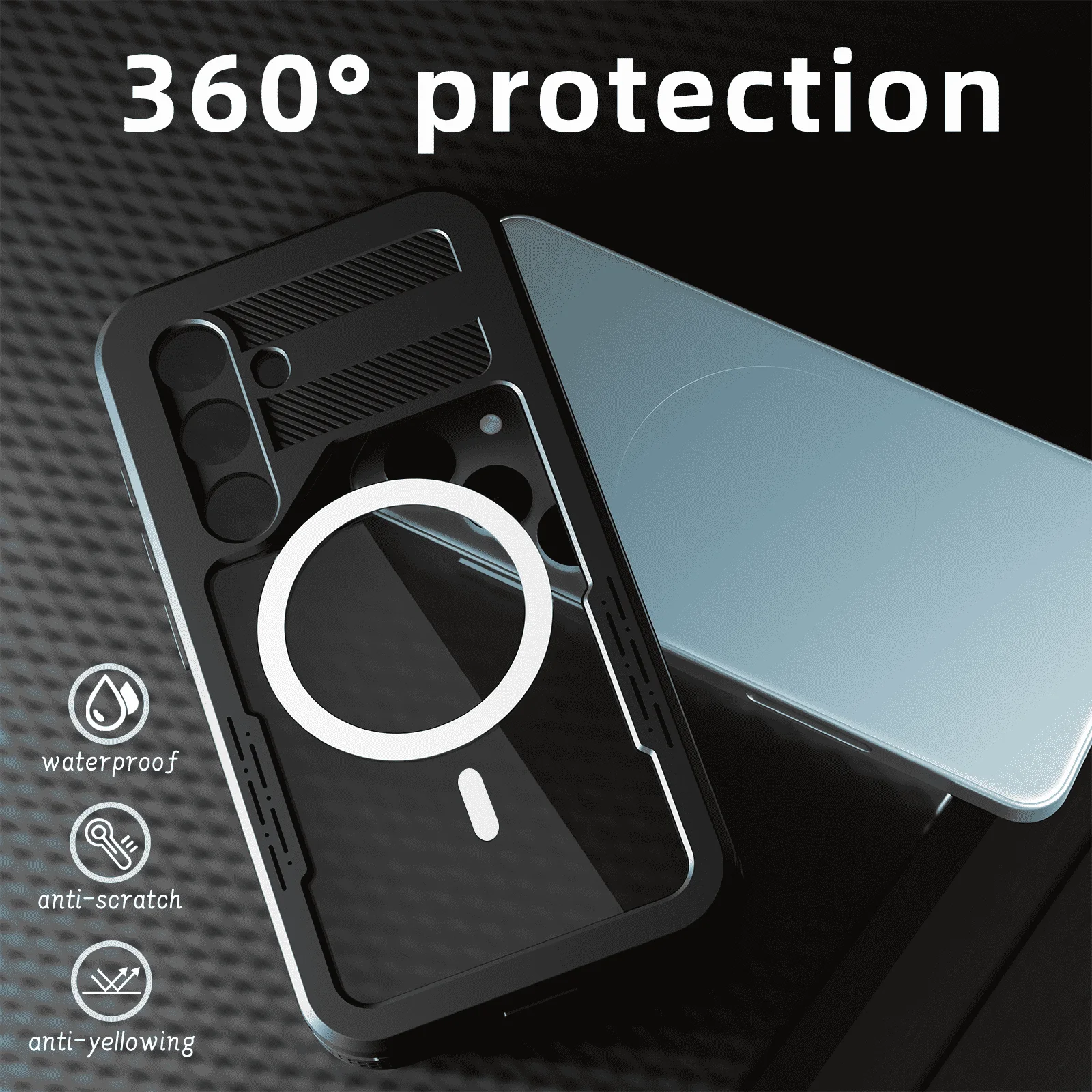 Shellbox 360° Full Protection IP68 Waterproof Phone Case