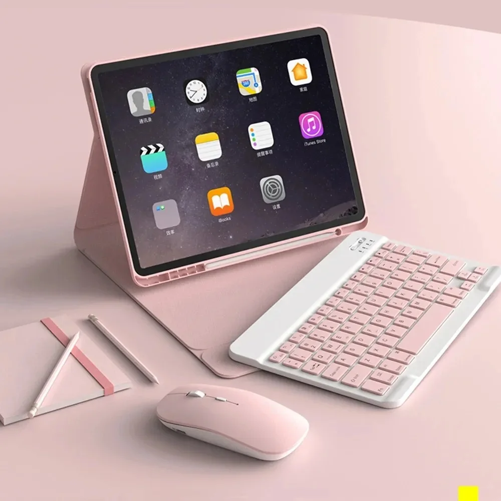 

Magnetic Keyboard CASE for Samsung Galaxy Tab S9 Plus 12.4" 2023 S8 S7 11 S6 Lite A7 10.4 A8 10.5 2021 S8 Plus S7 EF Detachable