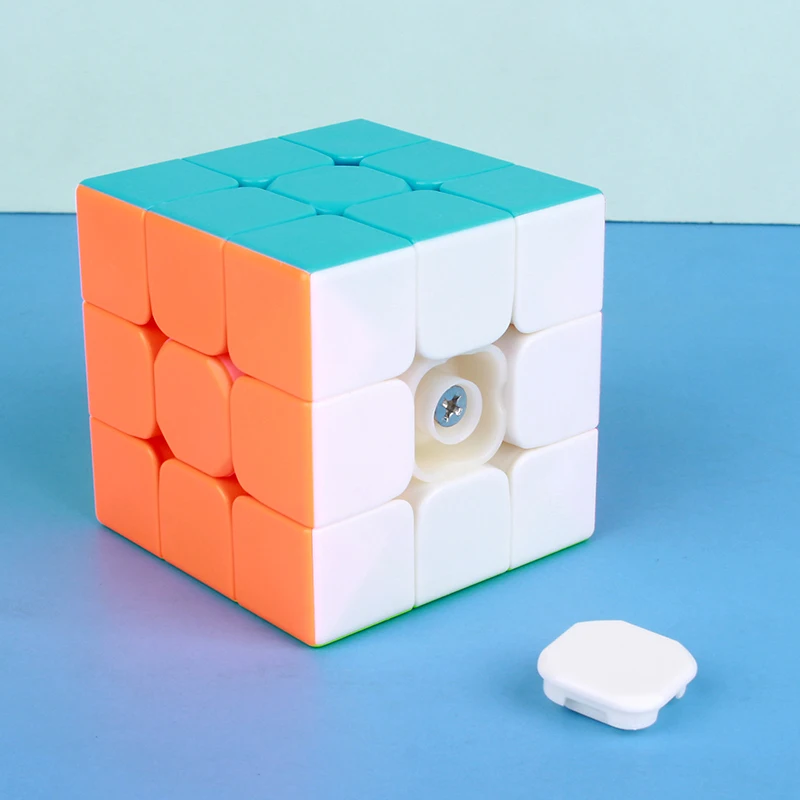 QY TOYS warrior s Magic Cube fidget toys stickerless speed 3x3 cube antistress cube Educational Puzzle Cubes Toys magico  cubos