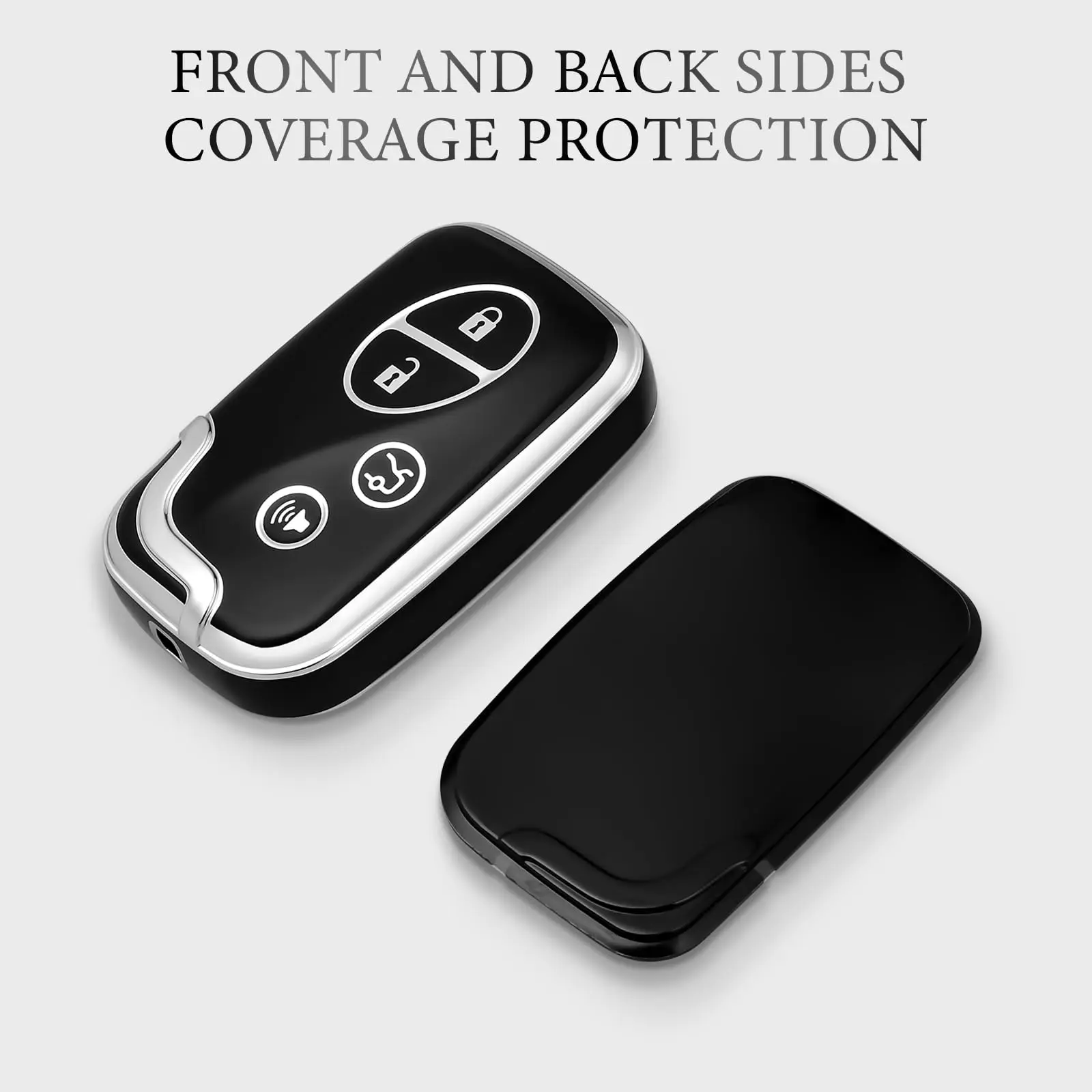OFFCURVE Premium Leather Key Fob Cover for Lexus – Elegant and Durable Protection