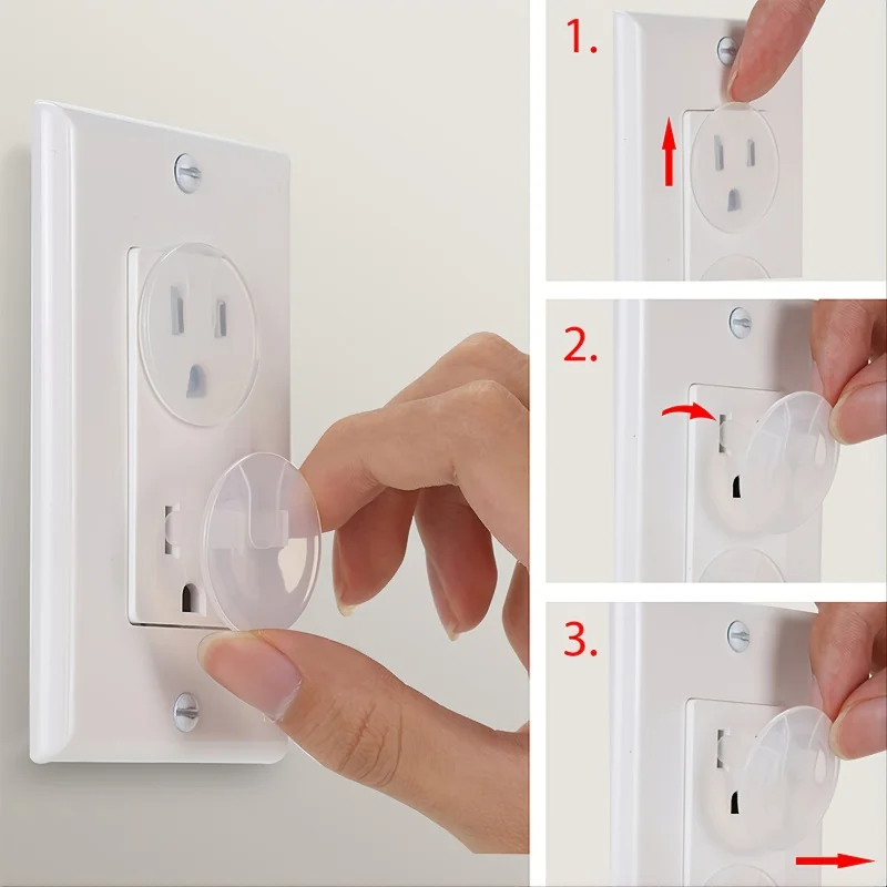 12pcs Intersect Cap, Clear Kids Protector Electric Safety Cap