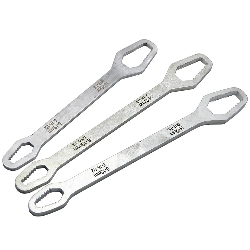 5mm Silver Box Wrench 3-17 Hexagonal Solid Wrench Tighten Screws Nuts Tool