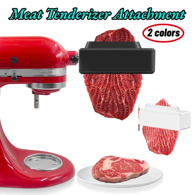 Meat Tenderizer Attachment For KitchenAid Stand Mixers - Aluminum Meat Pounder Tool (Black) - View #8