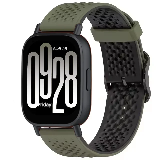 Breathable Sport Silicone Strap - 20mm/22mm, Universal Fit