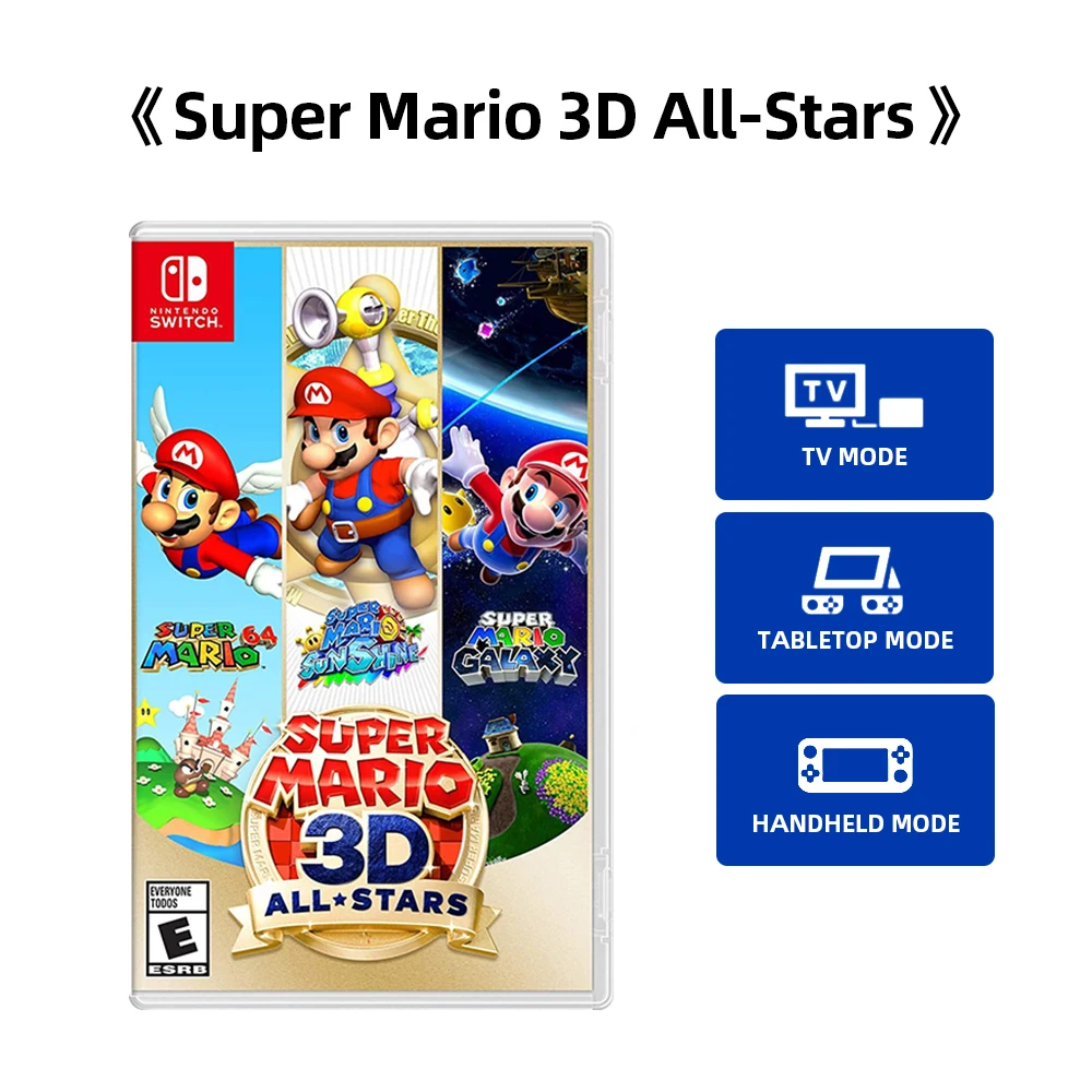 Super Mario 3D All-Stars, Jogos para a Nintendo Switch