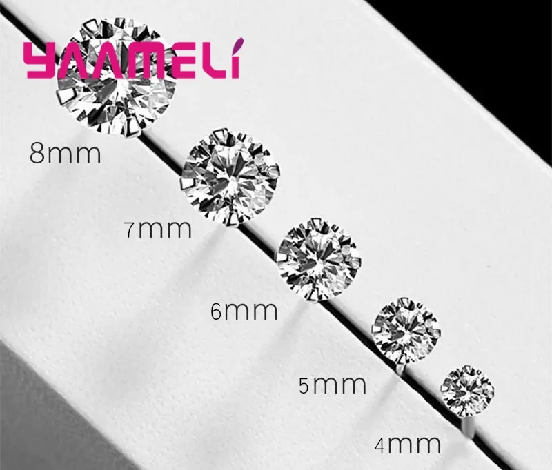 Orecchini A Perno In Argento 925 A Forma Di Cuore Con Zirconia Cubica – Placcati Oro 14K, Ipoallergenici, Regalo Per Lei