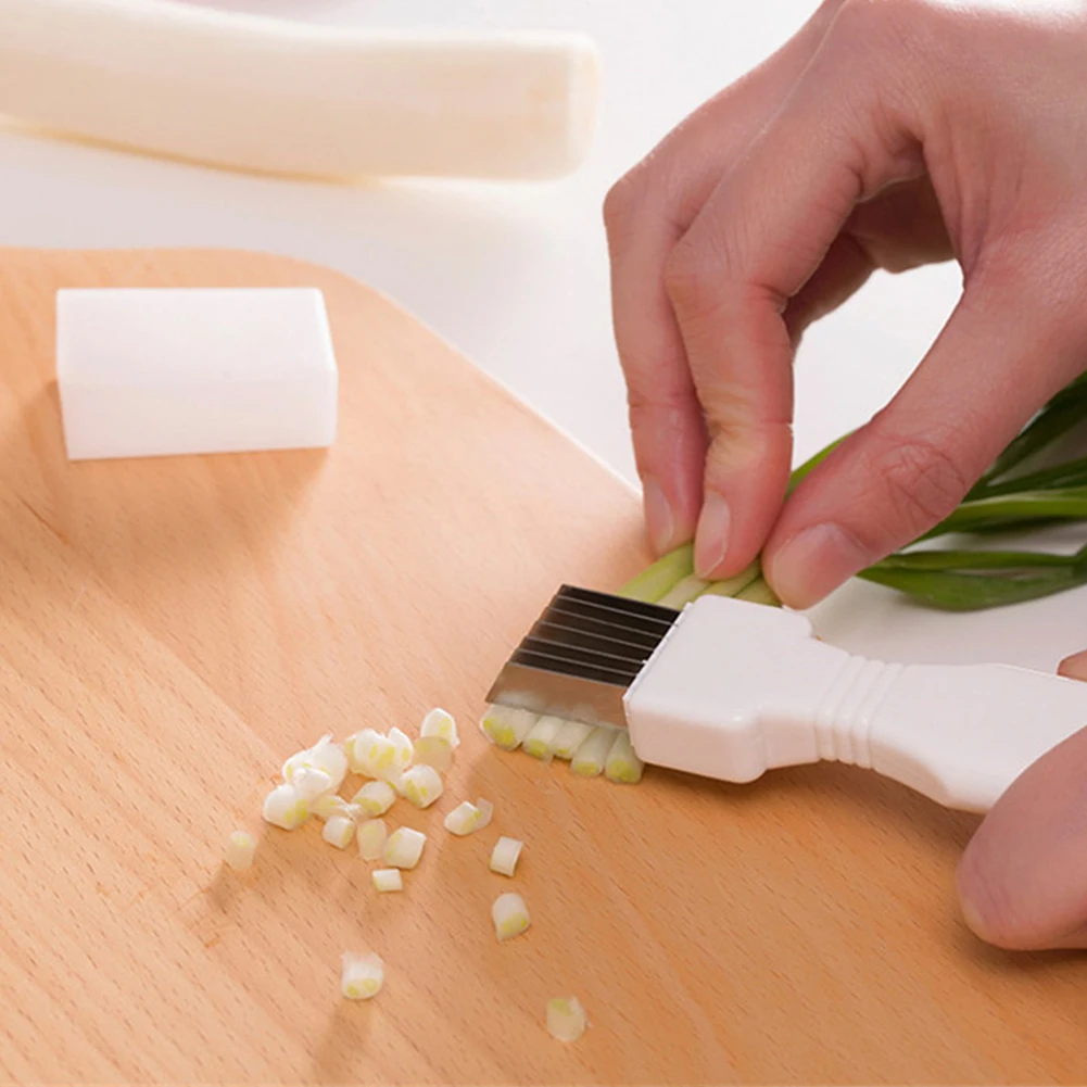 NOGIS Stainless Steel Chopped Green Onion Knife, Vegetable Cutter