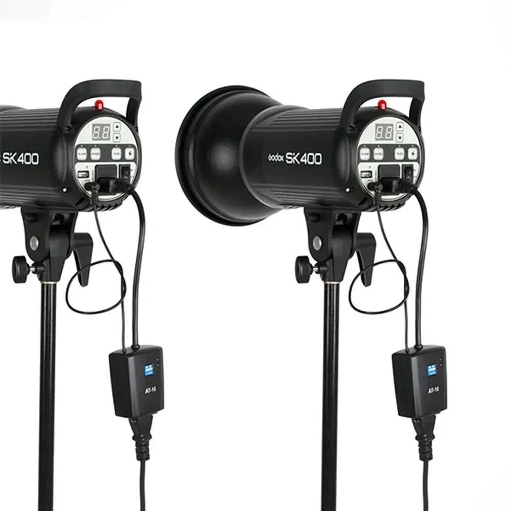 GODOX AT-16 16 Channels Wireless Studio Strobe Flash Remote Trigger Controller For Canon Nikon Olympus DSLR Camera