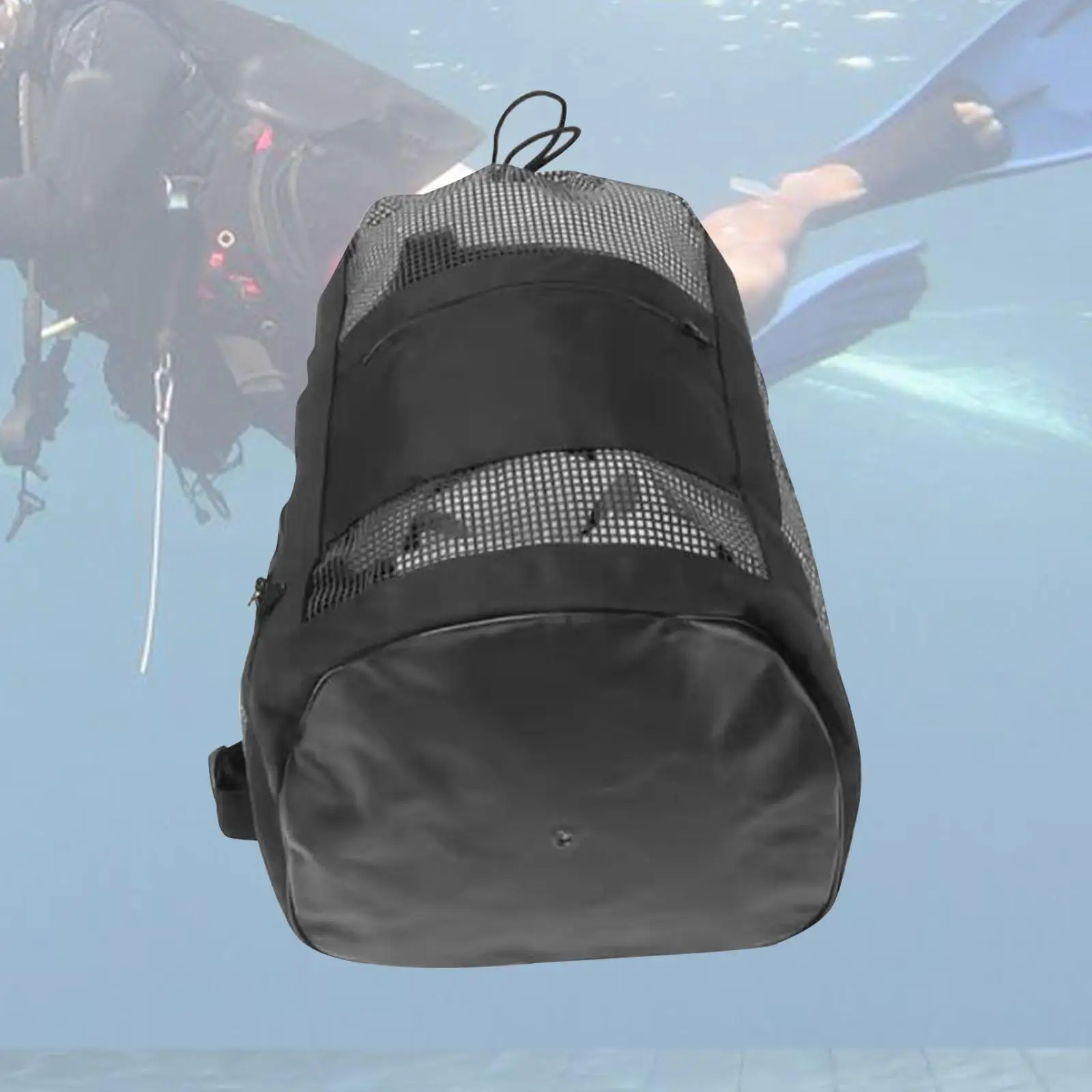 Travel Mesh Backpack Carrier Bag Multipurpose Duffle Storage Snorkeling Backpack for Boating Outdoor Swimming Underwater Rafting