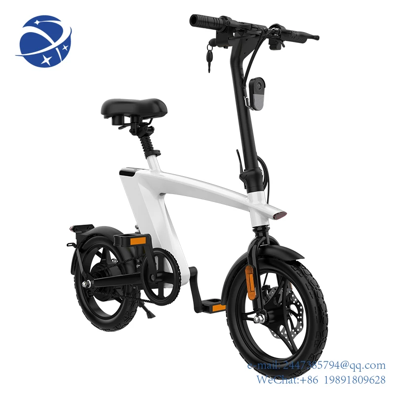 Yun YiLong Range China 14Inch Foldable 250W Electric Bicycles Ebike Dropship USA Warehouse Bicycle Fat Bike Electric foldable electric bicycle 36v10ah 250w dc motor city ebike lightweight electric assist bike pas range 80km