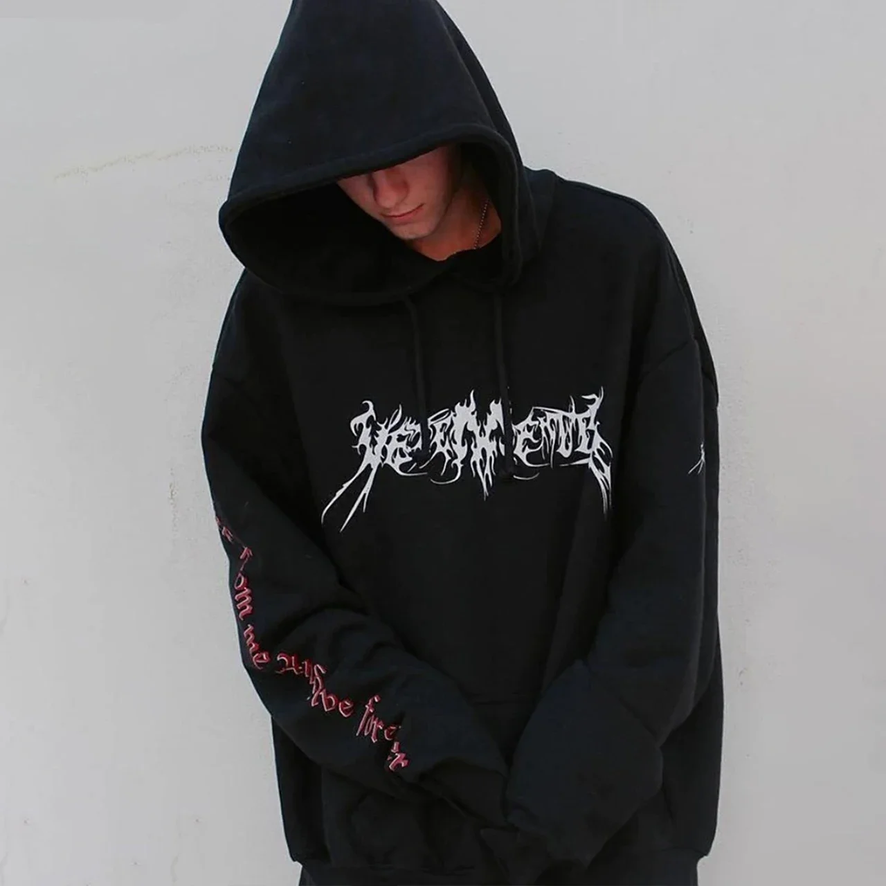 

NIGO Men's Fashion Letter Pentagram Embroidery Loose Zipper Black Long Sleeve Hoodie Ngvp #nigo7772