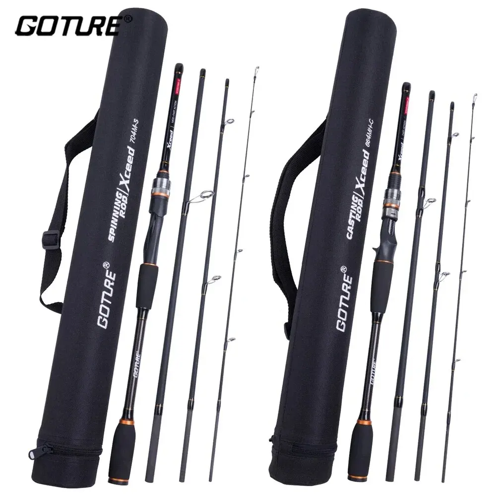 Goture POLLUX 슬로우 지깅 로드, 스피닝 베이트 캐스팅, 30T 후지 링 바다 낚싯대, 1.83m, 1.98m, 6ft, 6.6ft, ML, M, MH 