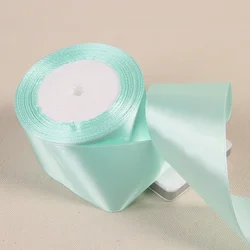 Elegant Sky Blue Satin Ribbon for Gift Wrapping and Event Decoration (Water Green)