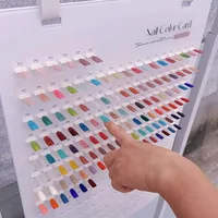 Gel vernis à ongles avec nuanciers, tableau de comparaison détachable pour l'art des ongles en acrylique, pour les nouveaux styles, présentoir à ongles 5