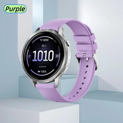 Elegant 18mm Strap for Smartwatches - Women's Wristband Bracelet Collection (Purple)