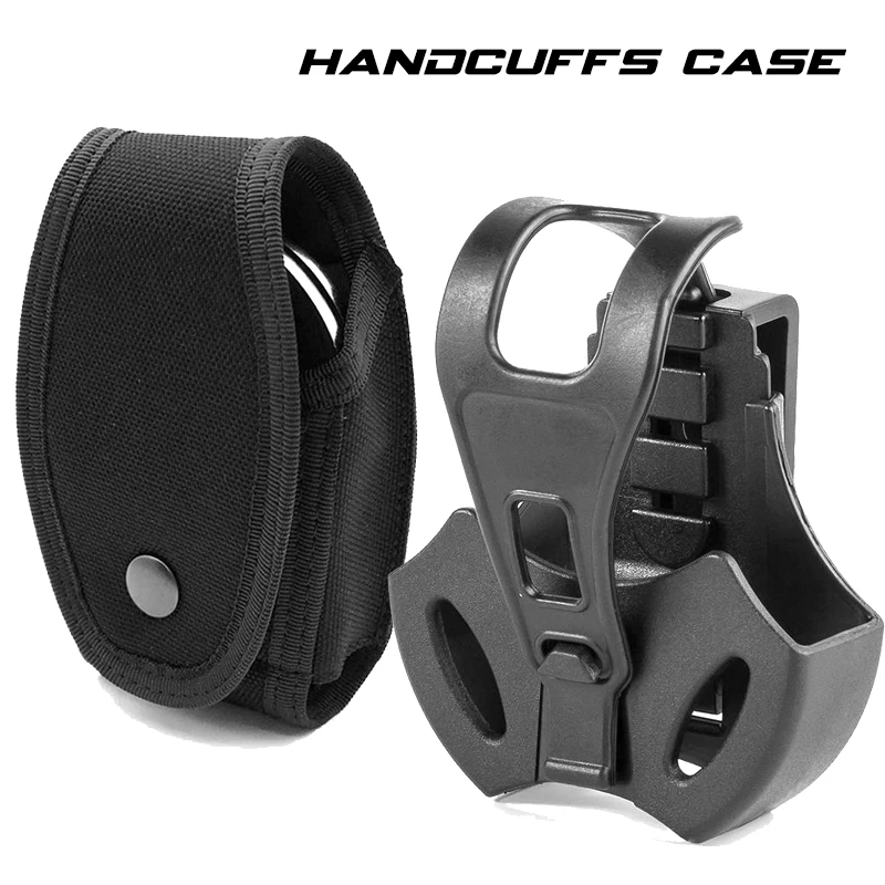 

Tactical Handcuffs Case Holder Security Handcuff Holster Shackle Cover Nylon Handcuff Pouch Holster for Duty Belt