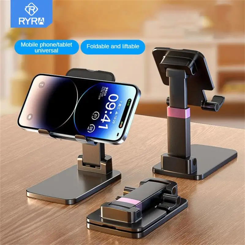 

RYRA Foldable Tablet Mobile Phone Stand Desktop Adjustable Lifting Universal Foldable Holder For IPad Tablet IPhone Desk Bracket