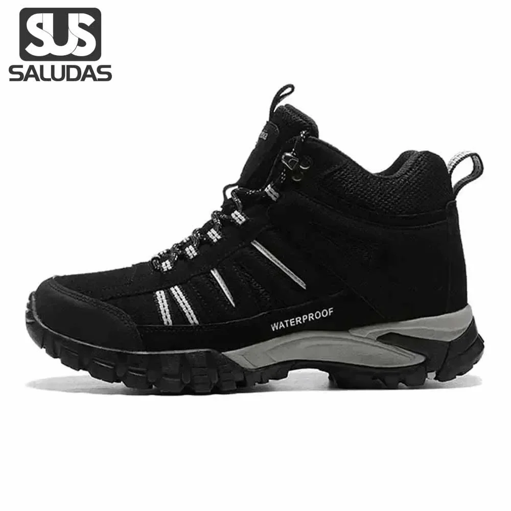 

SALUDAS Man Hiking Boots Breathable Hunting Boots Outdoor Anti-Skid Wear Resistance Trekking Shoes Outdoor Training Sports Shoes