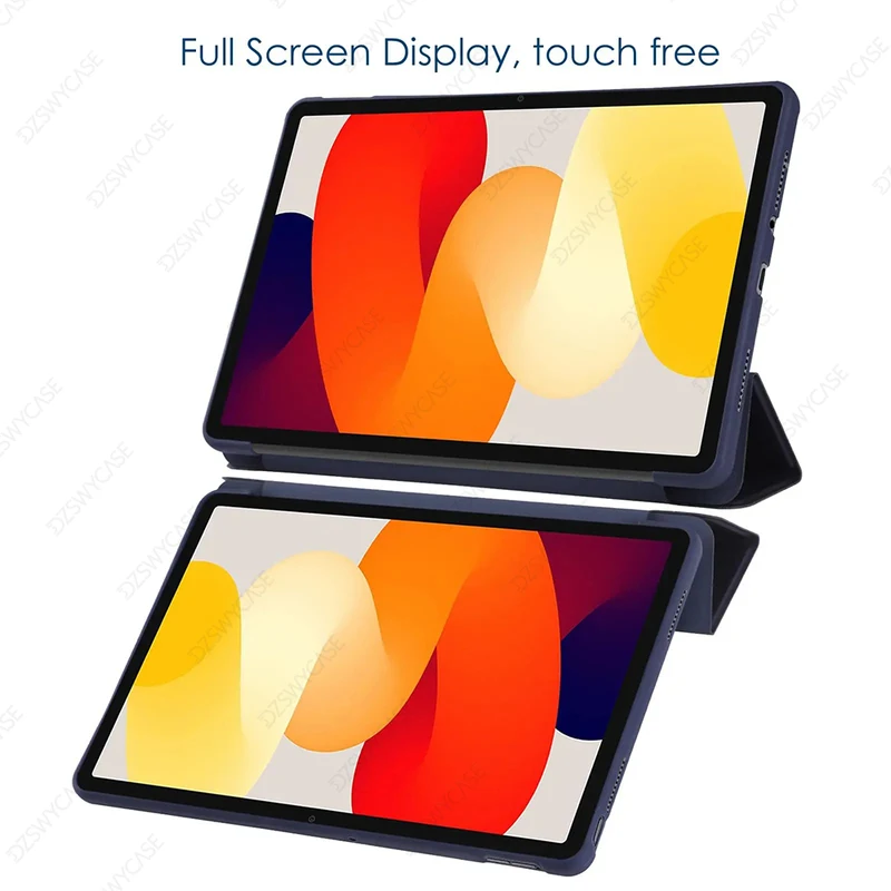 Silicone Case For RedMi Pad 2 , SE 11, 8.7, 9.7 Foldable with Auto Sleep...