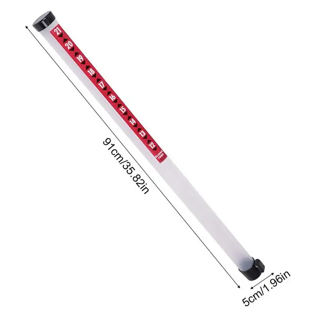 PG M Golf Ball Picker Shag Tube - Plastic with Ball Release Retrievers Collector Grabber Picker Pick Up Golf Supplies 6