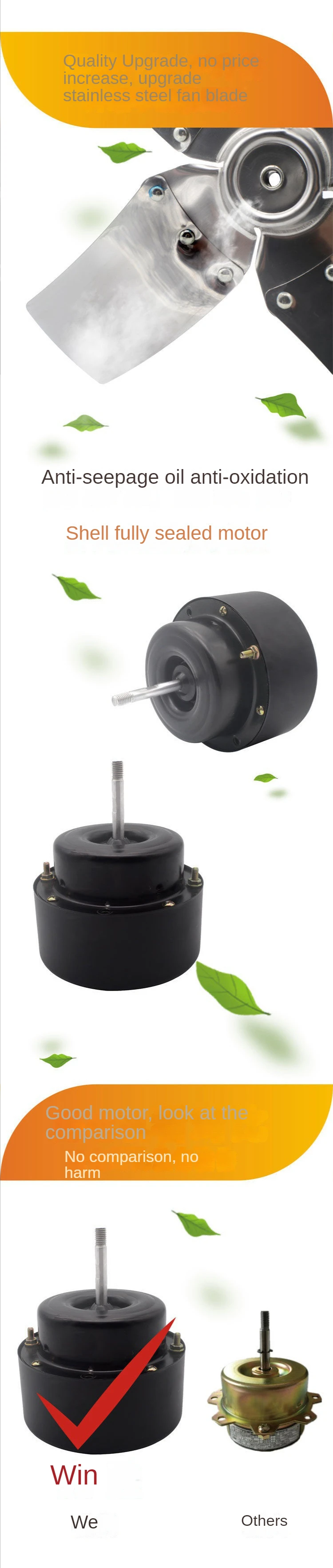 ZQYR Extractor Fans@ 4 Ventilateurs Extracteurs Métal, Ventilateur d